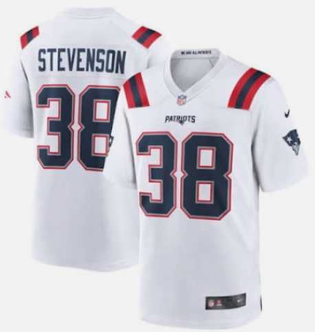 Men & Women & Youth New England Patriots #38 Rhamondre Stevenson White Limited Stitched Game Jersey,We sell and wholesale Men & Women & Youth New England Patriots #38 Rhamondre Stevenson White Limited Stitched Game Jersey on line form chian!